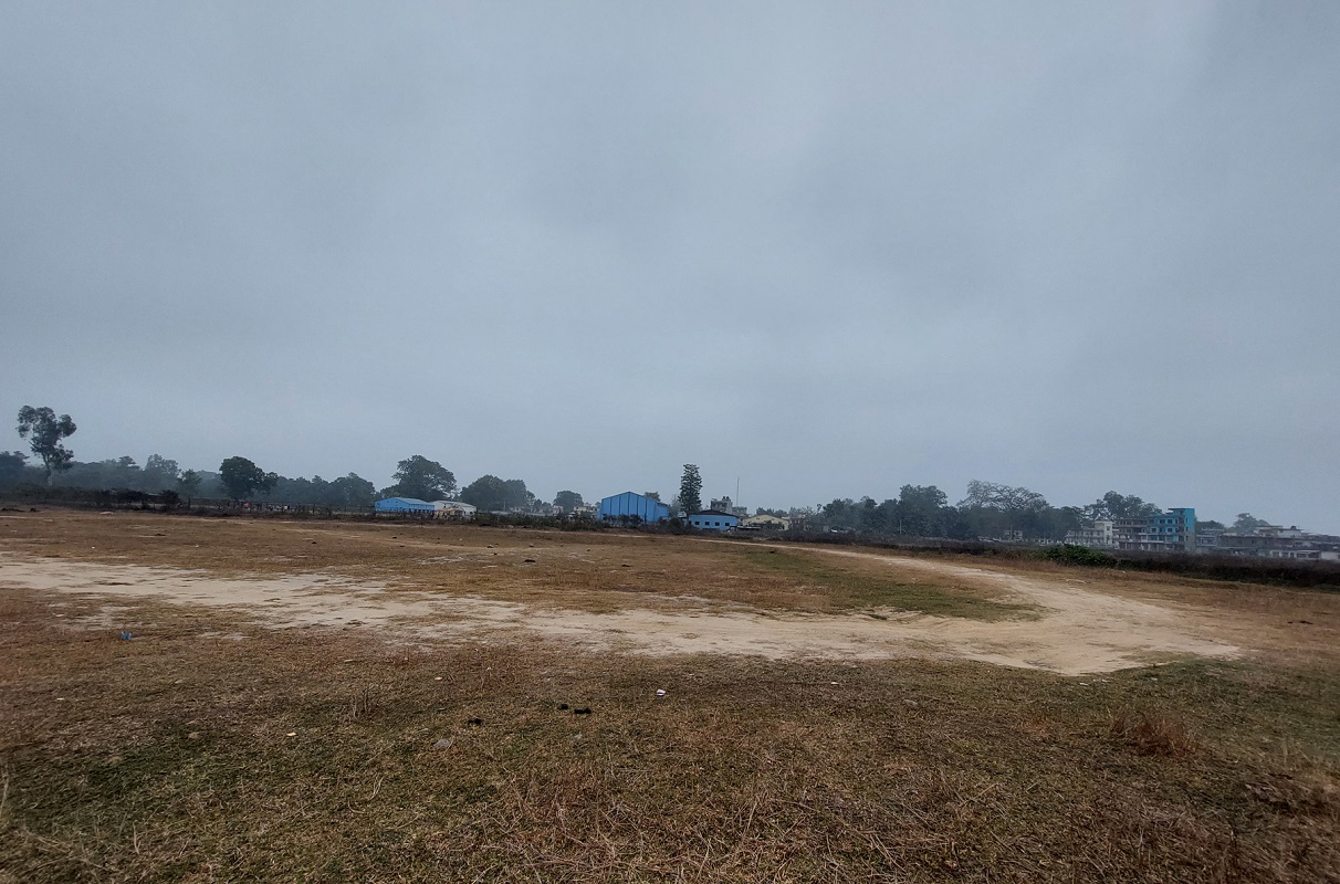महेन्द्रनगरको क्रिकेट मैदान निर्माण कार्य अलपत्र