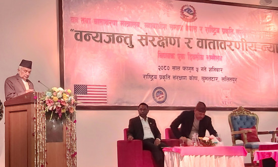 प्रकृति संरक्षण मानव जातिको साझा चासो र चुनौतीको विषय: राष्ट्रपति