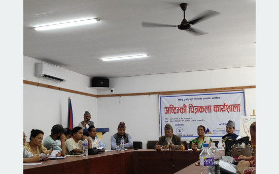 थारु अष्टिम्की चित्रकला कार्यशाला सम्पन्न