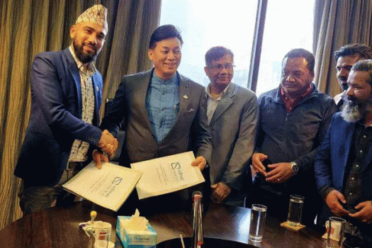 सगरमाथा लुम्बिनी इन्स्योरेन्स र मोबाइल व्यवसायी महासंघबीच सम्झौता