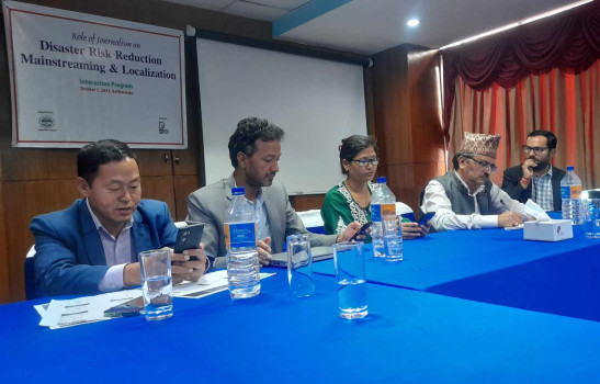 विपद् जोखिम न्यूनीकरणमा पत्रकारिताको भूमिका महत्वपूर्ण