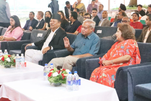 भारतीय दूतावासले उपप्रधानमन्त्री सिंहको प्रमुख आतिथ्यतामा मनायो ७९औं स्वतन्त्रता दिवस 