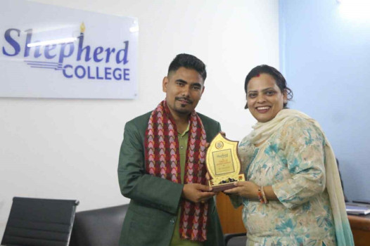 'नेजा' अध्यक्ष सुरज भण्डारी सम्मानित