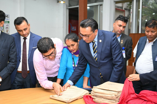 अभिलेखालयमा रहेका ऐतिहासिक सम्पत्तिको संरक्षण र प्रवर्धन गर्नुपर्छ : अर्थमन्त्री वाग्ले
