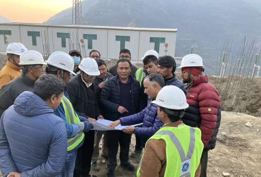 निर्माणाधीन बाह्रबिसे सबस्टेसन अन्तिम चरणमा