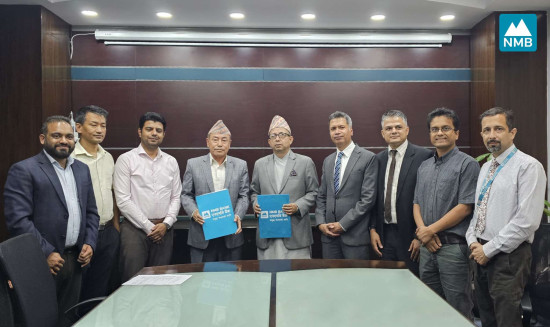 एनएमबि बैंकद्वारा माथिल्लो मैवा जलविद्युत आयोजनाको वित्तीय व्यवस्थापन