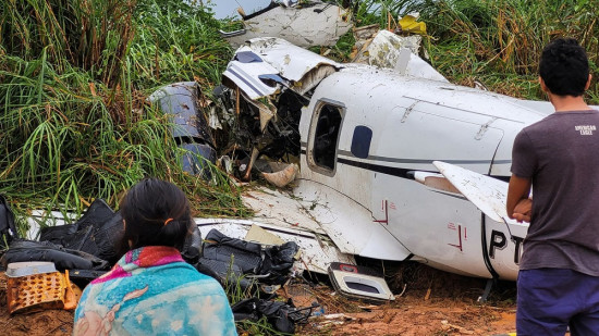 ब्राजिलमा विमान दुर्घटना हुँदा १४ जनाको मृत्यु