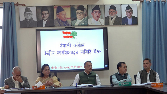 कांग्रेसको केन्द्रीय कार्यसमितिको बैठक आज बस्दै