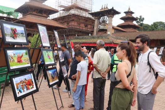 पाटनमा ज्येष्ठ नागरिक तस्बिर प्रदर्शनी