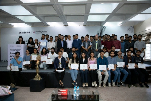 सामसङ इनोभेसन क्याम्पसका ५६ विद्यार्थीलाई प्रमाणपत्र