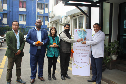 नेपाल–दक्षिण अफ्रिका सम्बन्ध सुदृढ गर्न राजदूत र व्यवसायी श्रेष्ठबीच भेटघाट