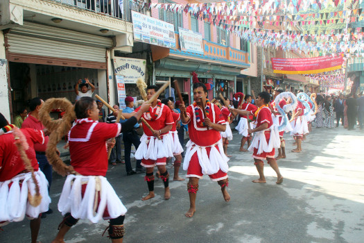 नेवार समुदायको परम्परागत हनुमान नाच