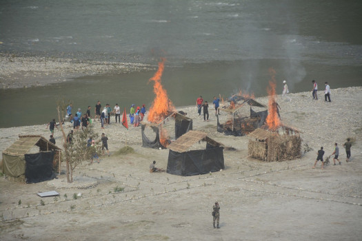विपद् उद्धार अभ्यास गर्दै नेपाली सेना