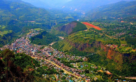 बाढीले कुश्माका ४५ घर जोखिममा