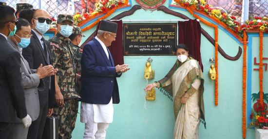 राष्ट्रपतिले उद्घाटन गरेको धारामै झर्दैन मेलम्चीको पानी
