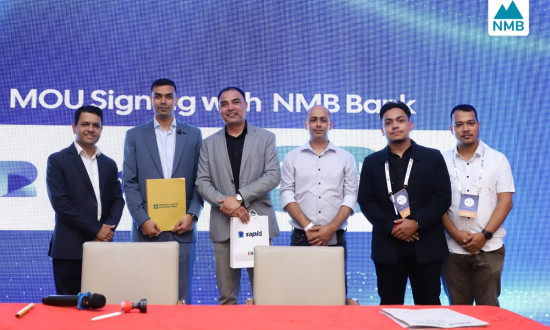 डिजिटल बैंकिङ सेवा विस्तारका लागि एनएमबि बैंक र र्‍यापिड टेकबीच सम्झौता