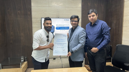 एक्स–एज नेपालको ब्राण्ड एम्बास्डरमा राष्ट्रिय क्रिकेट खेलाडी दिपेन्द्र सिंह ऐरी
