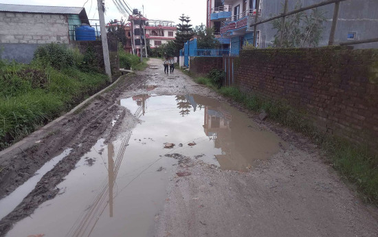 सडकको दूरावस्था