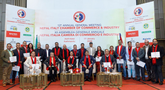 नेपाल-इटाली चेम्बर अफ कमर्स एण्ड इन्डस्ट्रिज को १२औं वार्षिक साधारण सभा सम्पन्न