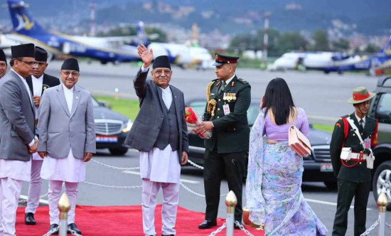 प्रधानमन्त्री दाहाल आज स्वदेश फर्कंदै