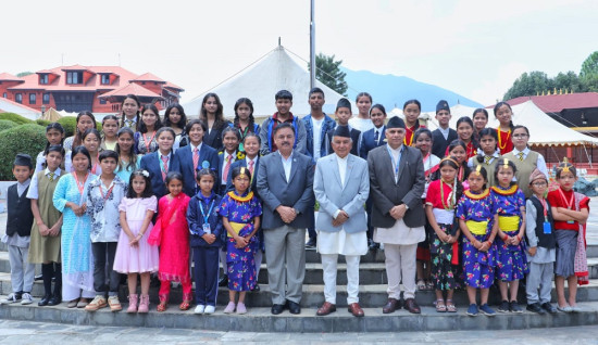 राष्ट्रपतिले सम्झिए बालापन - सानो हुँदा घोडचढी र पौडी खेलेकाले अहिलेसम्म स्वस्थ छु 