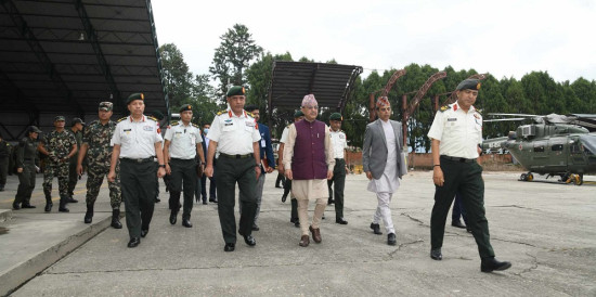 सेनाको हवाई सेवालाई अझै विश्‍वस्‍नीय र सेवामुखी बनाउन उपप्रधानमन्त्री खड्काको निर्देशन 