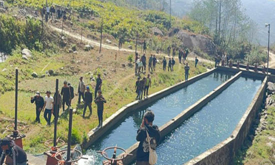 मुआब्जा नपाएपछि माथिल्लो रावाखोला आयोजना बन्द