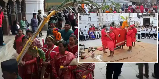 बडादसैंको सप्तमी आज: शुभसाइतमा फूलपाती भित्र्याइँदै