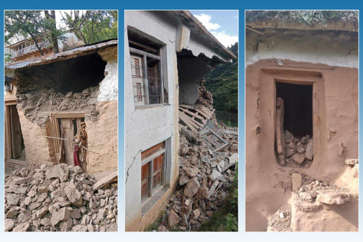बझाङमा चार रेक्टरमाथिका ११ भूकम्प, परकम्प अझै केही दिन आउने