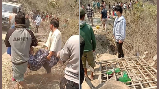 उदयपुरमा भीरबाट जिप खस्यो, ६ जनाको मृत्यु