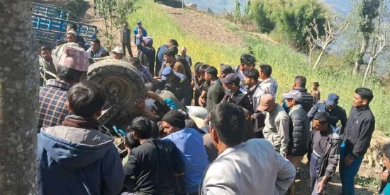 अछाम ट्याक्टर दुर्घटना : मृतक ५ जना र तीन घाइतेको पहिचान खुल्यो