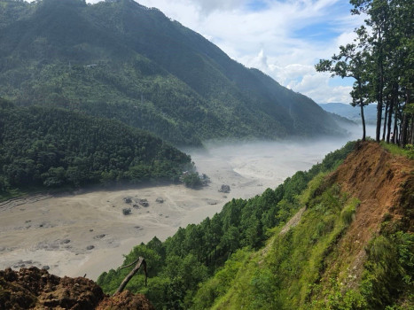 बाढी पूर्वानुमान महाशाखाले भन्यो- त्रिशूली आसपासका बस्ती खाली गर्नुहोस्