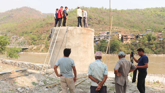 बजेट अभावले अरुण-जरायोटार खानेपानी आयोजनाको काममा ढिलाइ