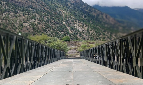 कालीगण्डकी नदीमा बेलिब्रिज जडान, २ करोड ८७ लाख खर्च