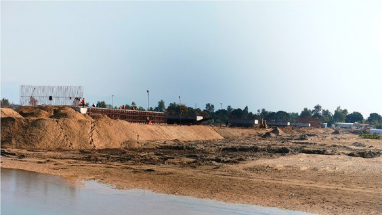 वनहराको पक्की पुल निर्माण अन्तिम चरणमा