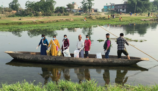 २९औं वन्यजन्तु सप्ताहअन्तर्गत बूढीराप्ती नदीमा सरसफाइ