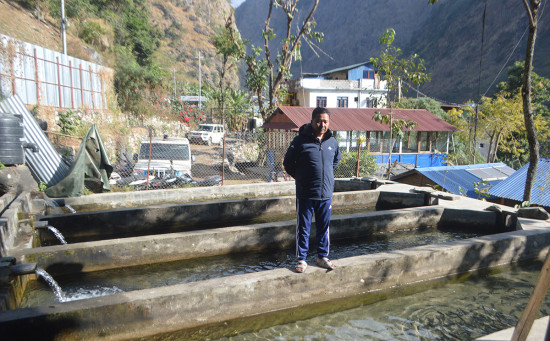 राजनीतिसँगै उद्यम गरिरहेका पालिका अध्यक्ष गुरुङ