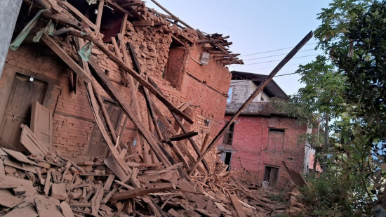 जाजरकोट भूकम्पः रुकुम पश्चिममा मात्रै साढे १६ हजार घर भत्किए