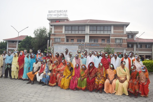 सुनसरीमा एकैपटक २२०० बढीको निःशुल्क आँखा जाँच