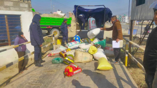 पनौतीबाट ७३ बोरा गाँजा बरामद