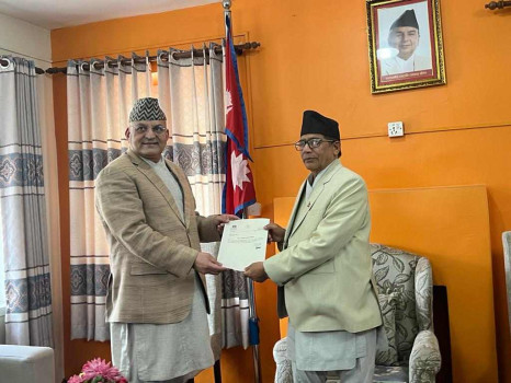 अल्पमतमा परेका गण्डकीका मुख्यमन्त्री पाण्डेले राजीनामा दिए