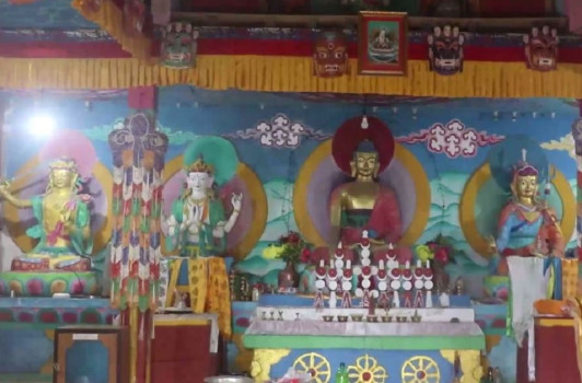 साम्पाङमा रहेको बौद्ध गुम्बा संरक्षण