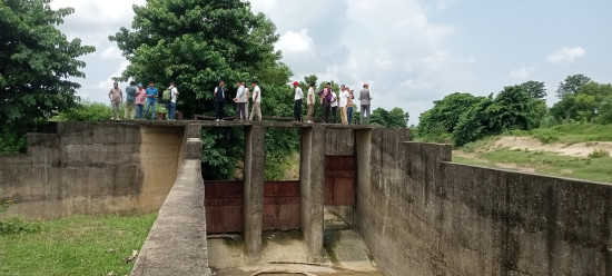 ५६ वर्षअघि निर्माण गरिएको गुर्गी सिंचाइ आयोजना अलपत्र