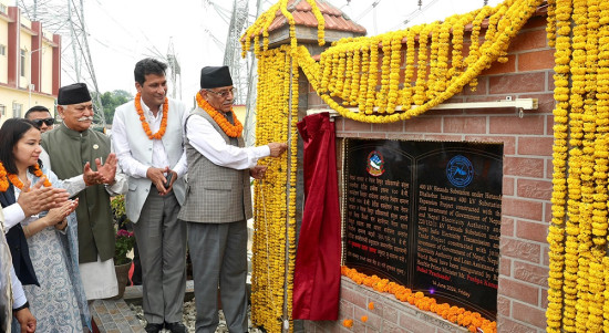 मकवानपुर थानाभर्‍याङको तेस्रो ठूलो सबस्टेसन सञ्चालनमा, प्रधानमन्त्रीबाट उद्घाटन