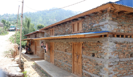 जनता आवास कार्यक्रम : तनहुँमा ८३ घर निर्माण