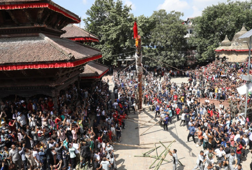 उपत्यकामा इन्द्रजात्रा सुरु