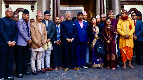 पशुपतिनाथ दर्शनपछि जयशंकरले भने- दुई देशको सम्बन्धको कल्याण होस्