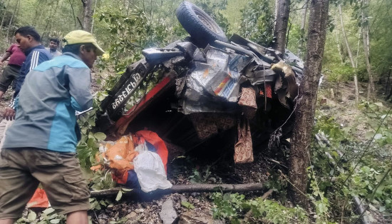 रोल्पामा जिप दुर्घटना, आठ जनाको मृत्यु