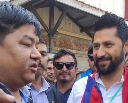 जितनारायणले रविलाई दिए शुभकामना