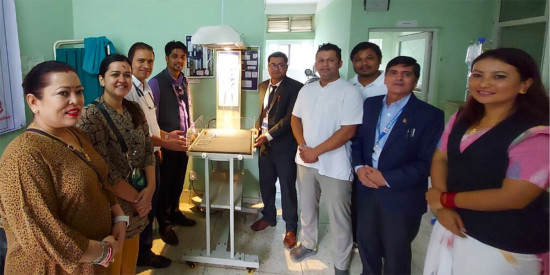 ज्योति विकास बैंकद्वारा बेवी वार्मर प्रदान